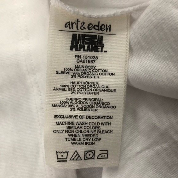 Art & Eden Bengal Short Sleeved Tee Size 8 - Picture 3 of 3